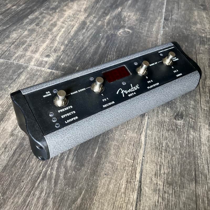 Fender MGT-4 Mustang 4-Button Footswitch with 1/4" TRS Jack (2010s, black & silver, 099-4071-000) image 1