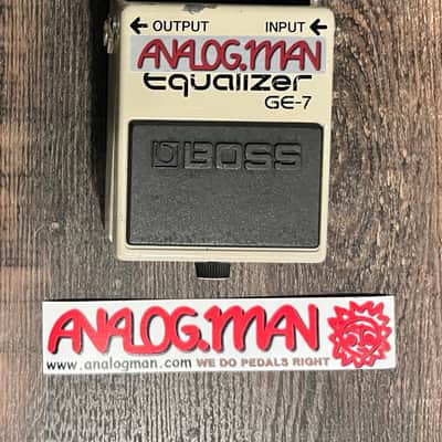 Analogman Pro Modded Boss GE-7 Equalizer MADE in JAPAN w/ Green LED image 4