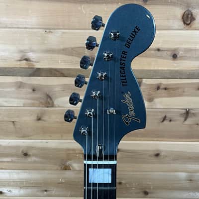 Fender Chris Shiflett Cleaver Telecaster Deluxe Electric Guitar - Charcoal Frost Metallic image 3