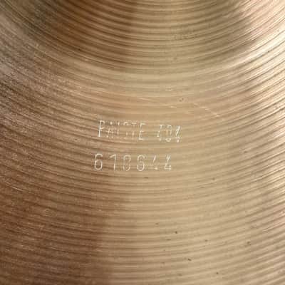 Paiste 404 "Brown Label" 14" Sound Edge Hi-Hat Cymbals (Pair) 972g/946g image 9