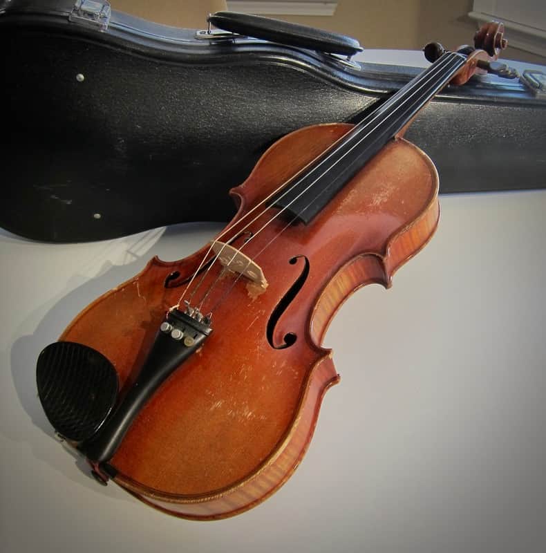 Lamy JTL French Violin 4/4 Antonio Stradivarius Model Circa-1930s-1940s-Reddish Varnish image 1