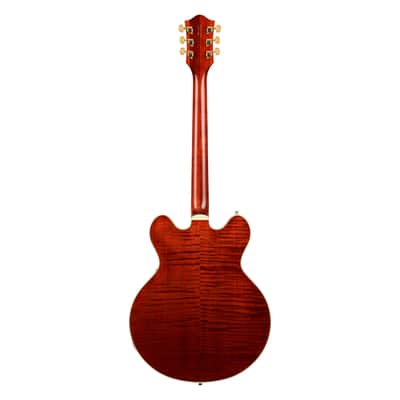 Used Gretsch Broadkaster LX Figured CB w/ String-Thru Bigsby - Bourbon Stain image 8