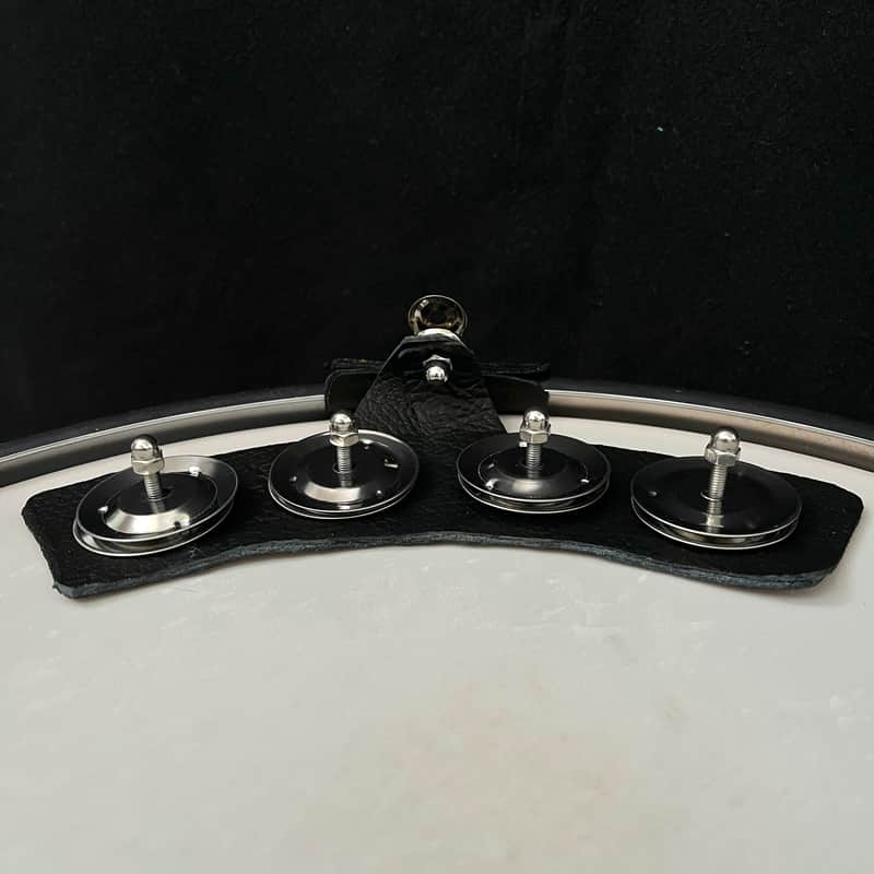 Mr Jingles - mini snare tambourine - snare drum sound enhancer - GoVintage image 1
