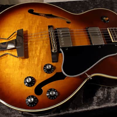 Greco FA80 ES-175 Replica by fujigen 1990 - Figured Top- Ex cond w/Hard Case image 3