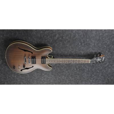 Ibanez AS53 AS Artcore Semi-Hollow Body Guitar - Tobacco Flat image 4