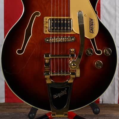 Gretsch G5655TG Electromatic Center Block Jr. Single-Cut with Bigsby - Single Barrel Burst image 2