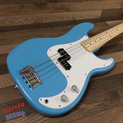 USED-Squier Sonic Precision Bass Excellent Condition, California Blue image 7