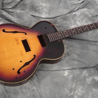 1957 Gibson ES-125 D Vintage Project Husk - Sunburst - Rare Double Pickup Model image 2