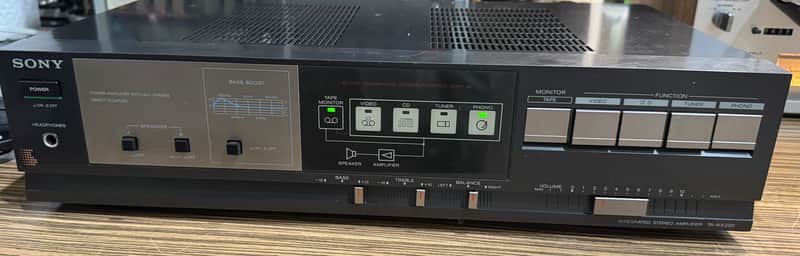 Sony TA-AX220 Integrated Stereo Amplifier – Tested – AS-IS image 1