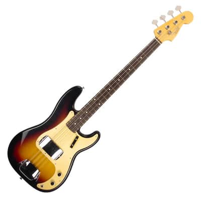 Fender Custom Shop 59 Precision Bass - 3 Tone Sunburst Closet Classic - Rosewood fingerboard - 8.85/9.1 pounds - R146249 image 4