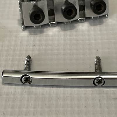 1980's Era Original Floyd Rose Made in Germany Chrome Tremolo Bridge Vibrato Set (R2 Nut & Retainer Bar) image 6
