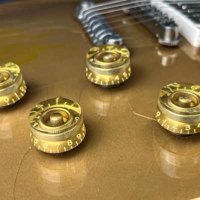 General Vintage Tone Master of Edad Oxided GOLD "CAB" Butyrate Speed knobs Les paul 1954 ®️ image 8