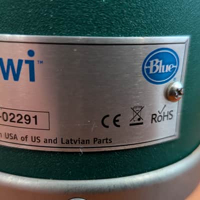 Blue Kiwi Large Diaphragm Multipattern Condenser Microphone 2000s - Green - Made in the USA from US & Latvian Parts image 6