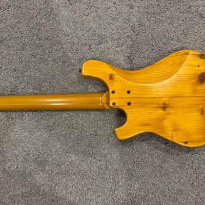 Custom Headless Blonde Travel Lapsteel compact comfortable electric guitar Made in Ukraine Custom shop Djent Modern Metal Unique Boutique image 10