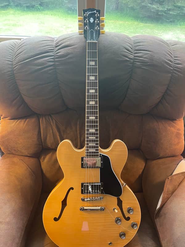Gibson ES-335 Block 2020 - 2026 - Figured Antique Natural image 1