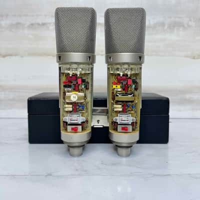 Neumann U87 Condenser Microphone Vintage Pair image 5