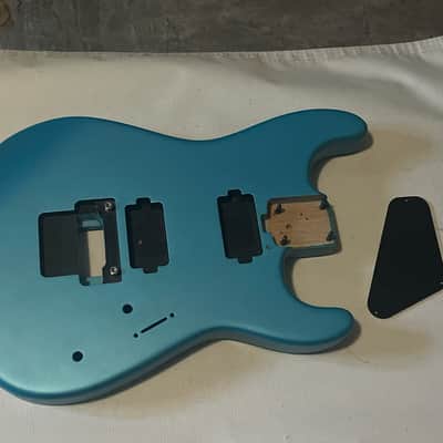 2019 MIM Charvel Mexico San Dimas Pro Mod 2H Matte Blue Frost Guitar Body Floyd Ready