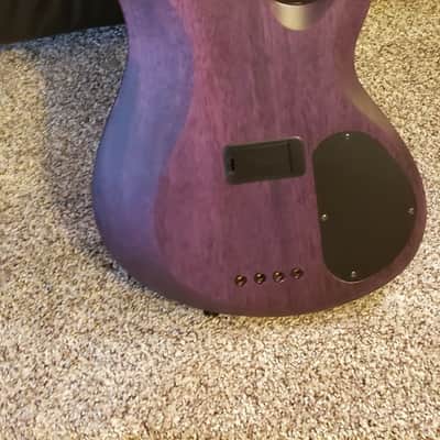 Left Handed Schecter C4 GT DIAMOND SERIES  2020 Satin Purple image 7