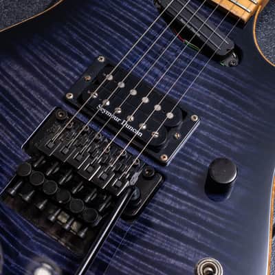 ESP Maverick Custom Shop 2000 - Transparent Purple Flamed Maple Top image 11