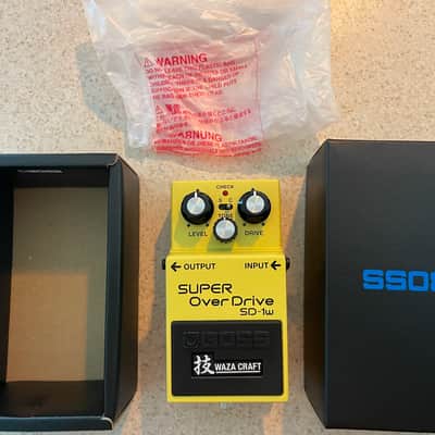 Boss SD-1W Super OverDrive Waza Craft 2015 - Present - Yellow
