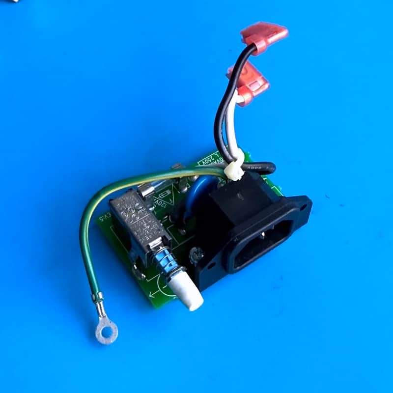 Line 6 Flextone II Guitar Amplifier Part: ON/OFF Switch Power Input Socket PCB image 1