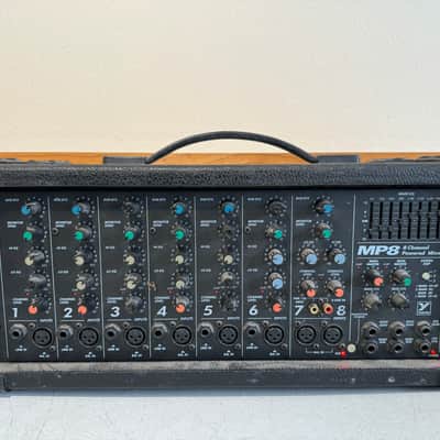 Yorkville MP8 8 Channel Powered Mixer Mixing Studio Equalizer DJ Equipment Audio image 1