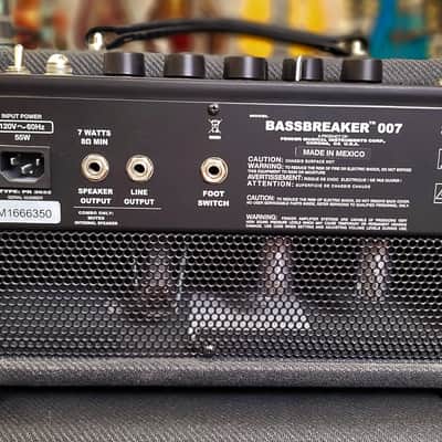 Very Rare! Set of Fender Bassbreaker 007 Guitar Amp Head & BB-112 Enclosure Speaker image 11