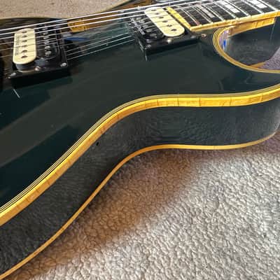 1980 Aria Pro II Les Paul Custom - Kirk Hammett Vibes - Ebony Blacked Out image 9