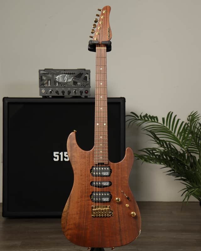 Schecter Japan Custom Shop EX-5B-CTM-VTR Walnut HSH MIJ image 1
