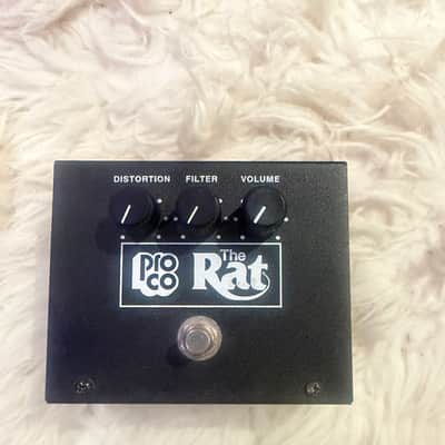 ProCo Vintage Rat Big Box Reissue with Battery Door and LM308 Chip 1990's- Black image 1