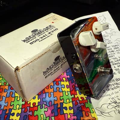 Landgraff Dynamic Overdrive Pedal 1999 - 2015 Signed by Roselyn Landgraff, hand painted Swirl image 10