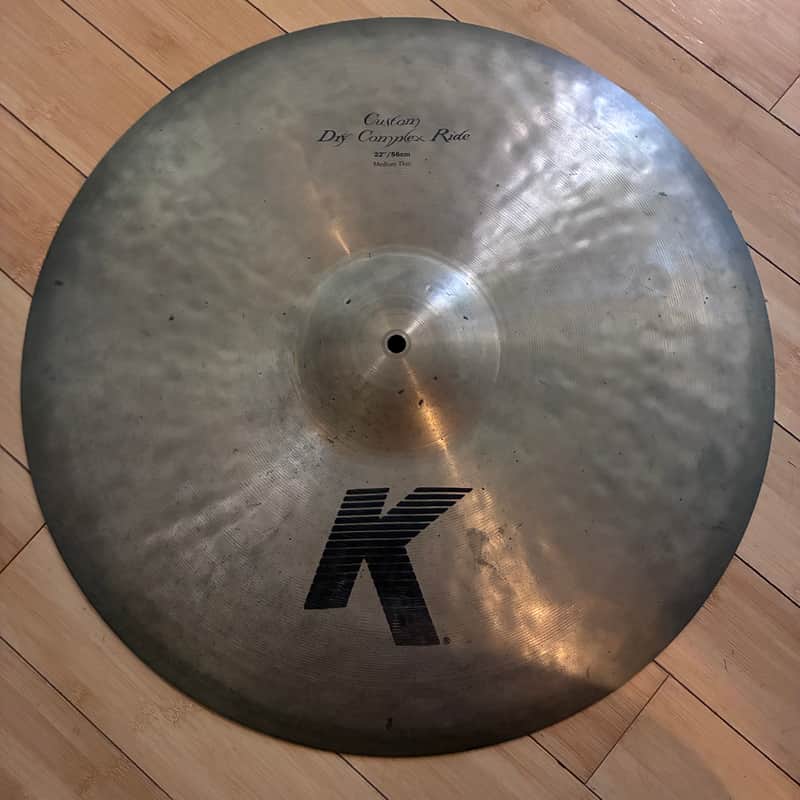 Zildjian 22” K Custom Dry Complex Ride 2004 - Traditional image 1
