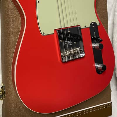 NEW! Fender Custom Shop Flamethrower Telecaster Custom - NOS - Modern Specs - Texas Special Pick-Ups - AAAA Flamed Neck - Fiesta Red - Authorized Dealer - 7.7lbs - G07041 image 7