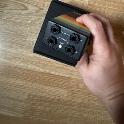 Walrus Audio Canvas Stereo Dual Line Isolator Direct Box 2022 - Present - Black w/ Rainbow Graphic image 2