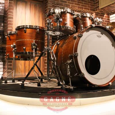 Tama Starclassic Bubinga Limited 6-piece Hawaiian Koa Drum Set image 1