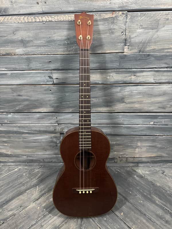 Martin Style 51 Mahogany Baritone Ukulele 1960s - Natural image 1