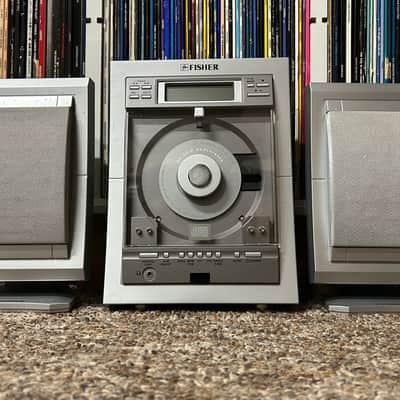 Fisher SLIM-1400 Vertical CD Player w/ Digital AM/FM Stereo Tuner TESTED READ image 2