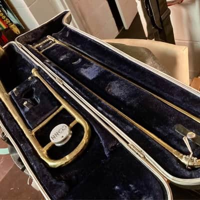 ROUGH Conn Director 16H Trombone with hard case circa 1970s image 4