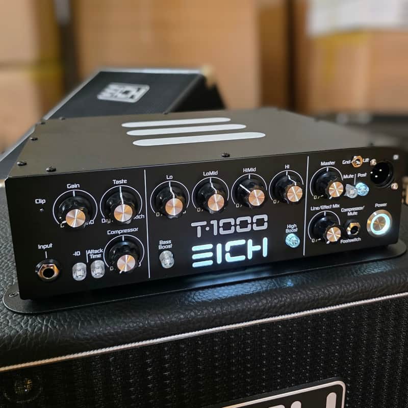 EICH T1000 Black Edition | 1000W Bass Amp Head