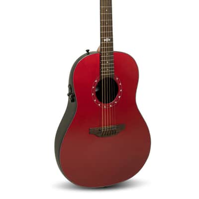 Ovation 1516VRM Ultra Series Solid Spruce Top Mid-depth Lyrachord Body 6-String Acoustic Electric Guitar w/Soft Case image 2