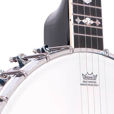 Gold Tone Mastertone OT-800/L Left-Handed Old Time Tubaphone-Style Banjo Regular Vintage Brown image 6