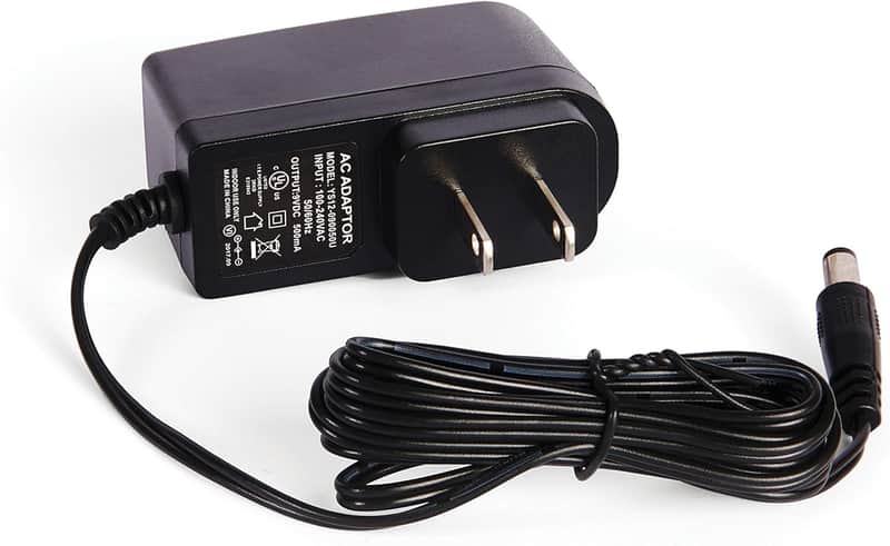 Guitar Pedal Power Supply - DC 9V Power Cord - 9V Power Supply for Guitar Pedals - Pedalboard Power Supply - PW-CT-9V
