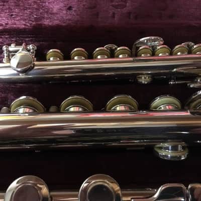 Artley Model 5-0 Flute-Solid Silver Head W/ 15P Piccolo & Case, CLEAN!! image 6