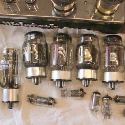 McIntosh MC60 60-Watt Mono Tube Monophonic Monoblock Power Amplifier 1955 - 1961 - Black (with extra tubes) image 12