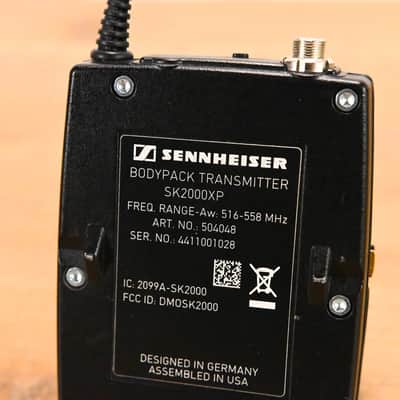 Sennheiser EM 2050 Wireless Receiver w/ one Beltpack - 516-558 MHz CG01YTX image 17