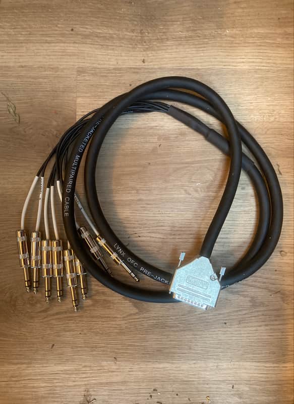 Lynx Custom Cables D-sub (TASCAM) to 8 balanced jack 3/3 image 1