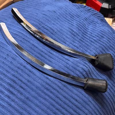 Ludwig curved 1/2” Bass drum legs spurs 70s/80s image 2