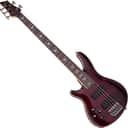 Schecter Omen Extreme-5 LH bass in Black Cherry