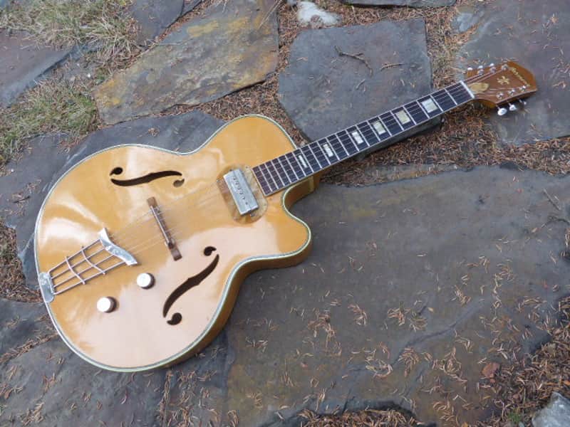 Harmony H65 Archtop 1959 Natural w/Case image 1