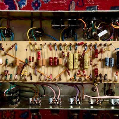 Marshall JMP 1986 Bass 50-Watt Hand Wired Guitar Amp Head 1973 - Serviced image 13